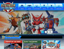 Tablet Screenshot of digimonfusion.com